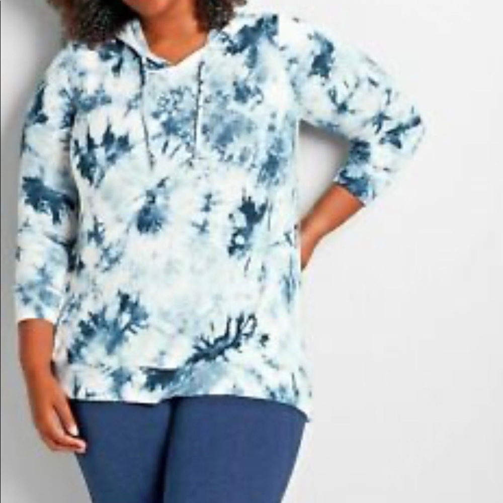 Brand new Lane Bryant activewear tie dye hoodie!
